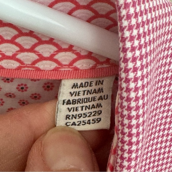 TED BAKER Endurance Classic Fit Flip Cuff Button Up Shirt Pink Cotton Size 17 - Picture 12 of 16